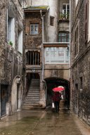 parapluie rouge